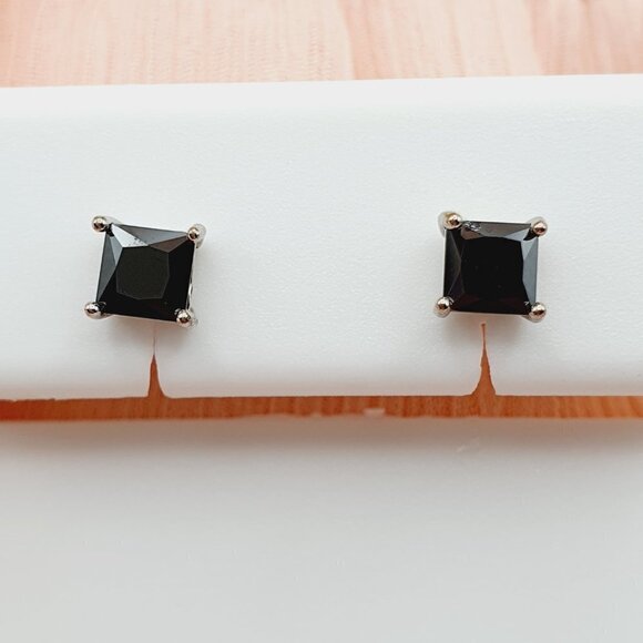 4MM S925 Sterling Silver CZ Stud Earrings for Women/Girl, US19251020 - Picture 2 of 14